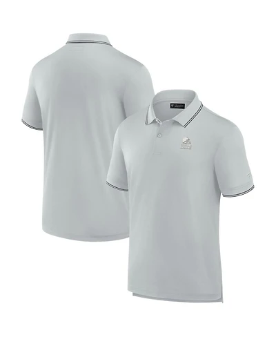Men's Fanatics Signature Gray Cleveland Browns Pique Polo Shirt