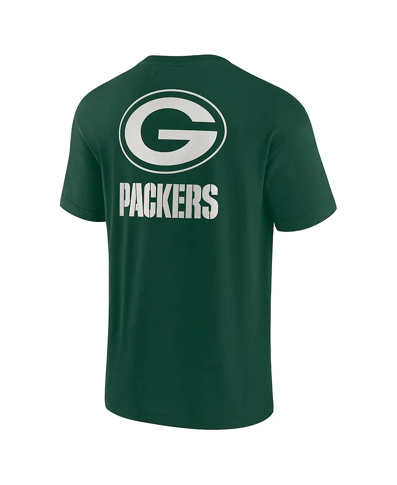 Men's and Women's Fanatics Signature Green Bay Packers Super Soft Short Sleeve T-shirt