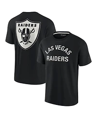 Men's and Women's Fanatics Signature Las Vegas Raiders Super Soft Short Sleeve T-shirt