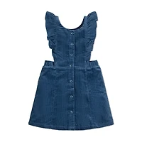 Hope & Henry Toddler Girls Short Sleeve Ruffle Jumper