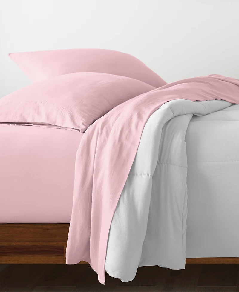 Ella Jayne Percale Cool and Crisp 300 Thread Count 100% Cotton 3-Pc. Sheet Set, Twin
