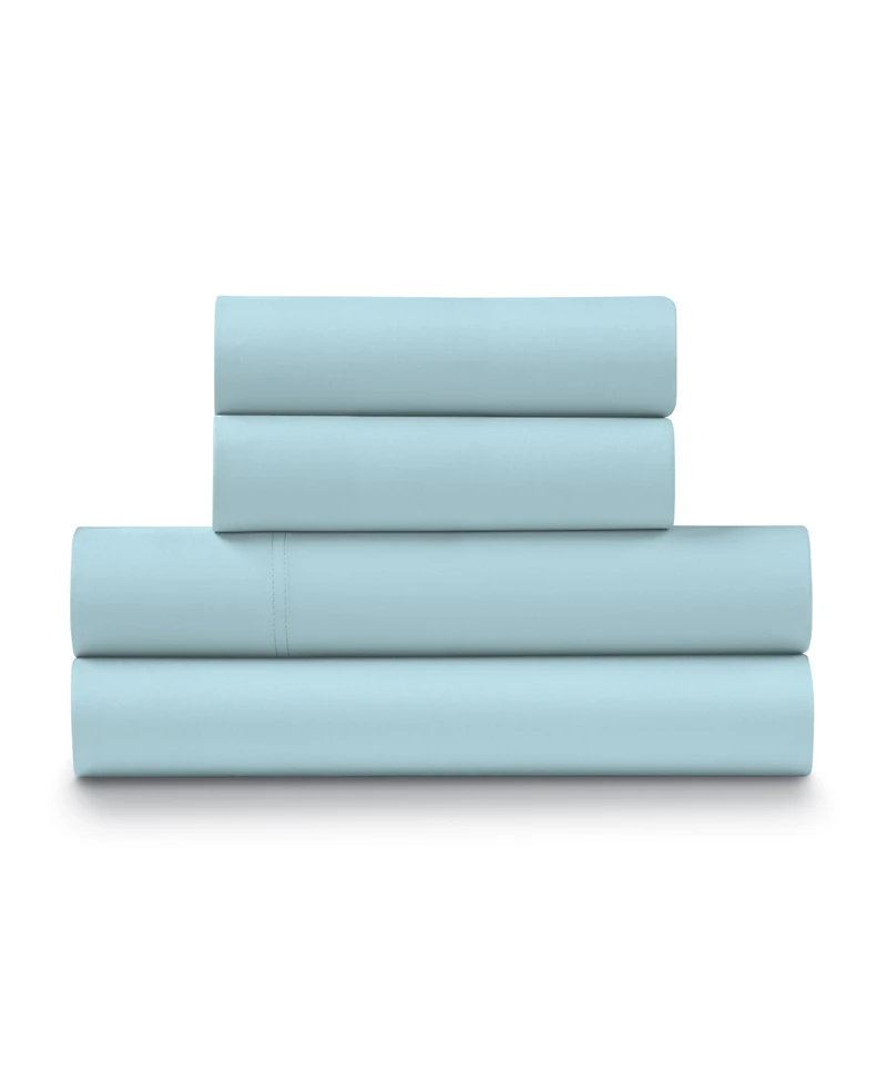 Ella Jayne Percale Cool and Crisp 300 Thread Count 100% Cotton -Pc. Sheet Set