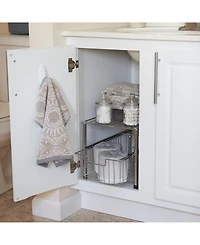 Household Essentials Single Basket Sliding Cabinet Organizer
