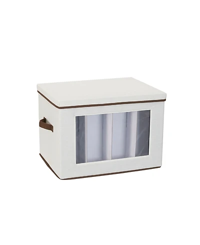 Household Essentials Tall Wine and Bottle Storage Chest