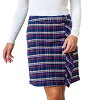 Hope & Henry Women's Flannel Ruffle Skirt
