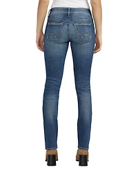 Silver Jeans Co. Women's Suki Mid Rise Straight Leg