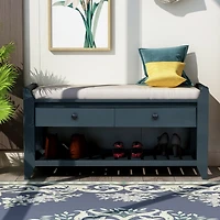Streamdale Multipurpose Entryway Bench with Seat and Drawers