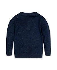 Hope & Henry Baby Boys Long Sleeve Zip Henley Pullover Sweater