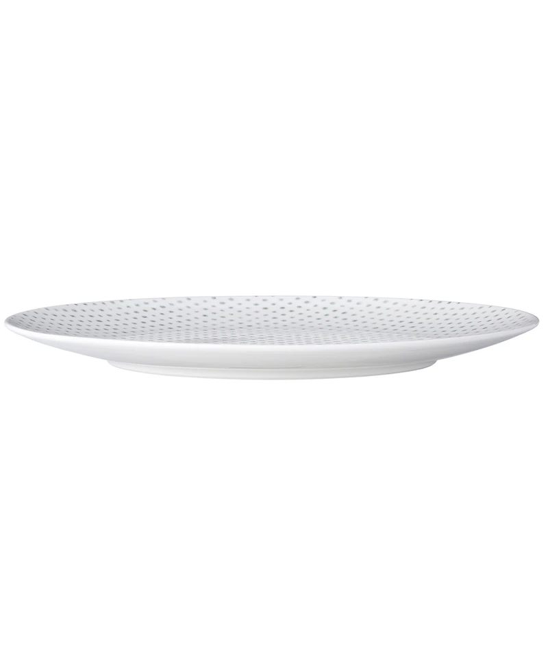 Noritake Hammock Dots Coupe Dinner Plates, Set of 4