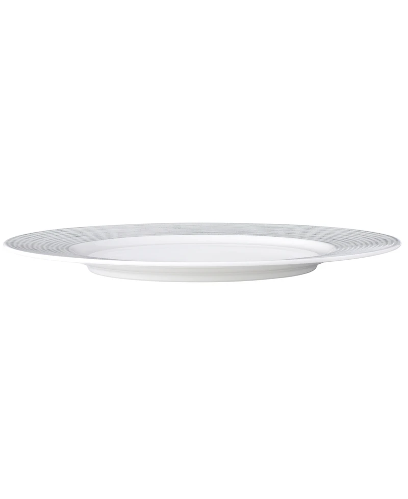 Noritake Hammock "Stripes" Rim Dinner Plates, Set of 4