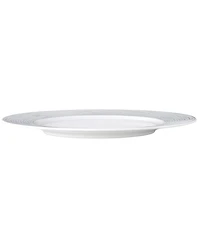 Noritake Hammock "Stripes" Rim Dinner Plates, Set of 4