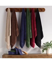 True Color Bath Towels (6 Pack), Solid Options, 25x52 in., 100% Soft Cotton