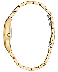 Citizen Eco-Drive Women's Crystal Gold-Tone Stainless Steel Bracelet Watch 28mm, Created for Macy's