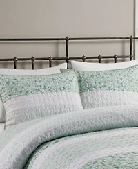 Madison Park Caralie Seersucker 4 Piece Quilt Sets