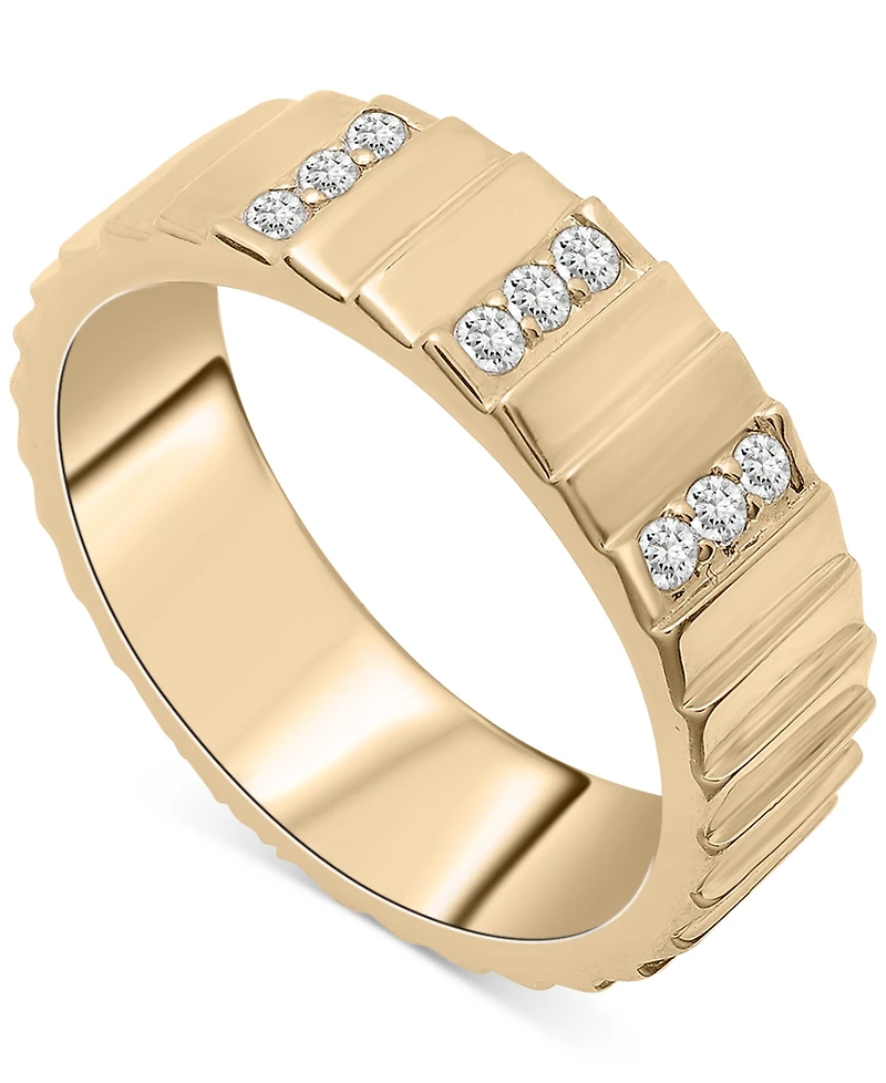 Audrey by Aurate Diamond Infinity Band (1/6 ct. t.w.) in Gold Vermeil, Created for Macy's