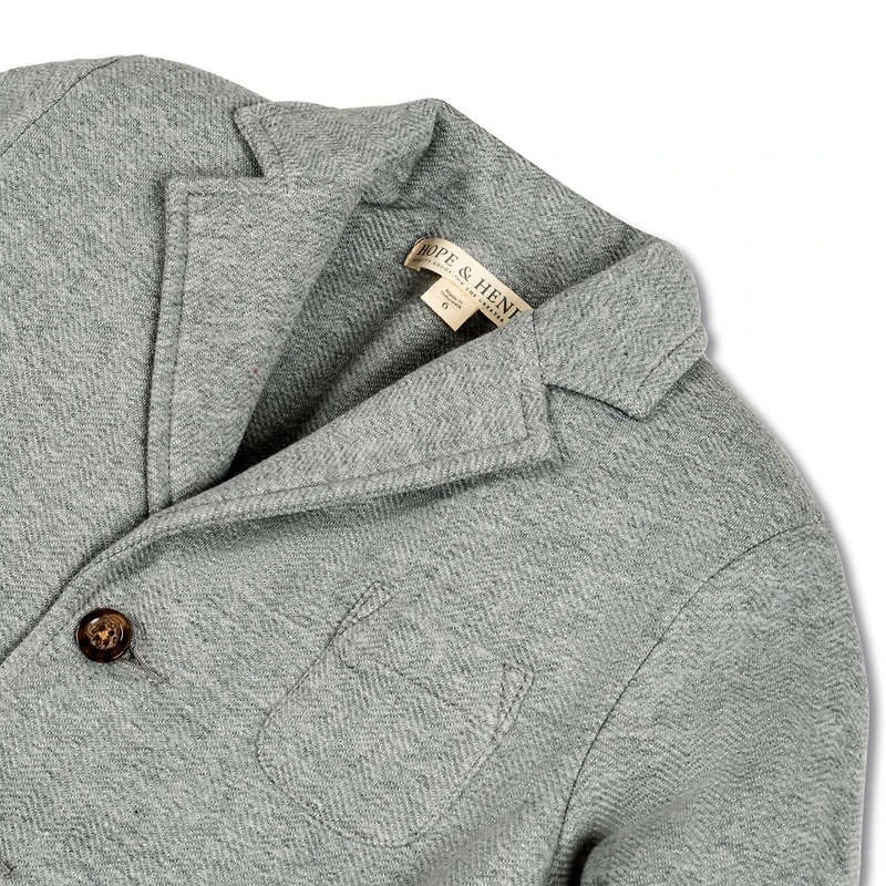 Hope & Henry Baby Boys Fleece Suit Blazer