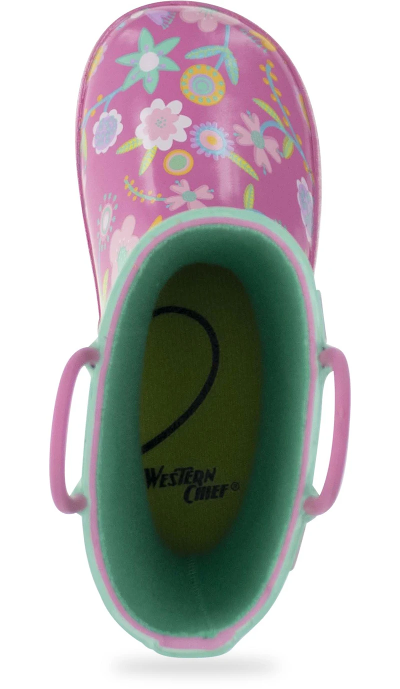 Western Chief Big Girls Kids|Toddler Flutter Rain Boot