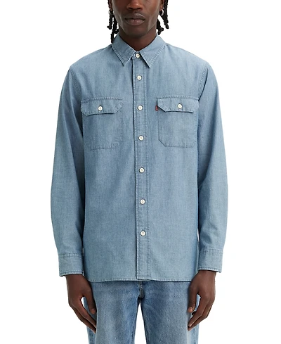 Levi's Men's Worker Relaxed-Fit Button-Down Chambray Shirt