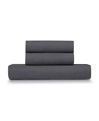 Ella Jayne French Linen Cotton 3 piece Duvet Cover Set, King/California King