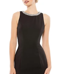 Women's Ieena Embellished Neck Trumpet Gown