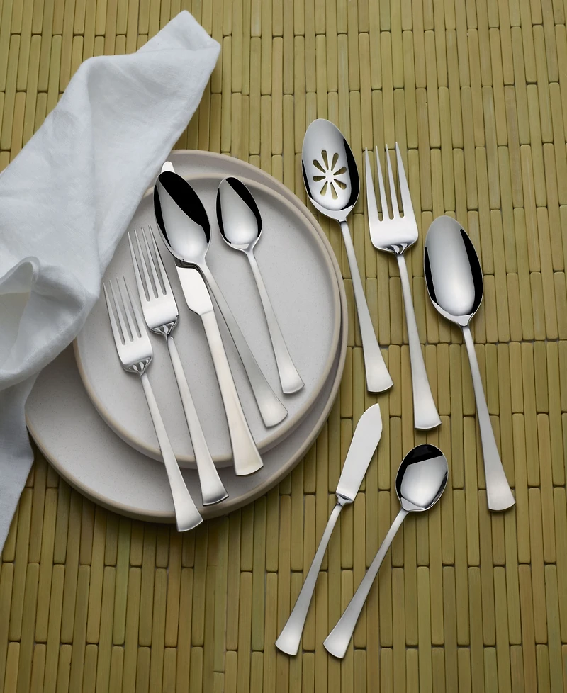 International Silver Fulton Satin 18.0 Stainless Steel 51 Piece Flatware Set, Service For 8