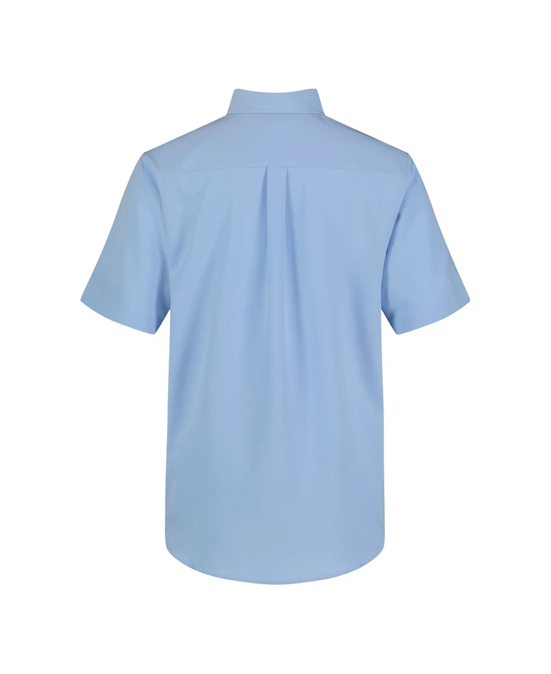 Nautica Big Boys Uniform Short Sleeve Performance Woven Shirt