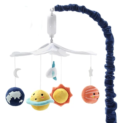 The Peanutshell Spectacular Space Baby Musical Crib Mobile, 12 Lullabies