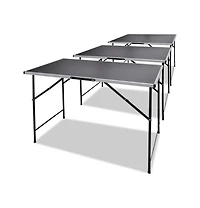 vidaXL Pasting Tables 3 pcs Foldable