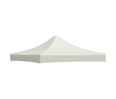 vidaXL Party Tent Roof 9.8'x9.8' Cream