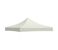 vidaXL Party Tent Roof 9.8'x9.8' Cream