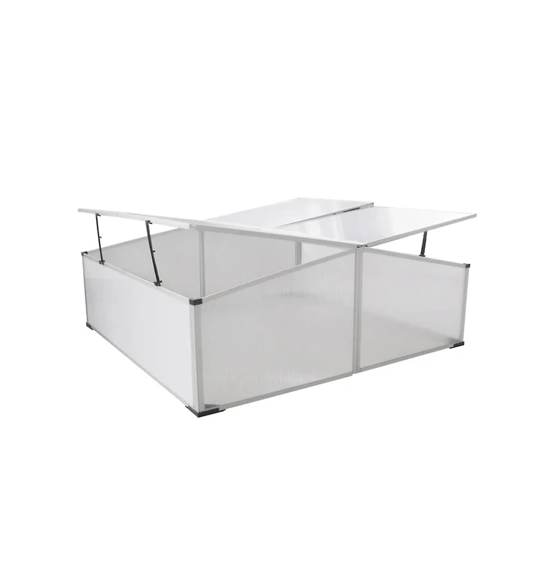 vidaXL Cold Frame 4 Lids 3' 6" x 1' 4" x 3' 7"