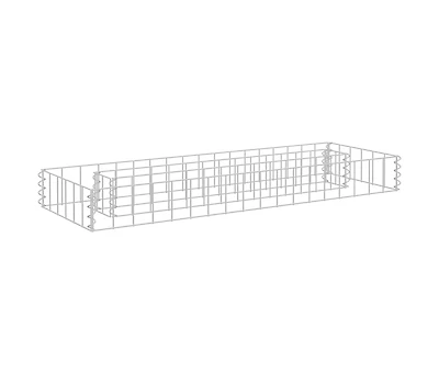 Gabion Raised Bed Galvanized Steel 35.4"x11.8"x3.9"