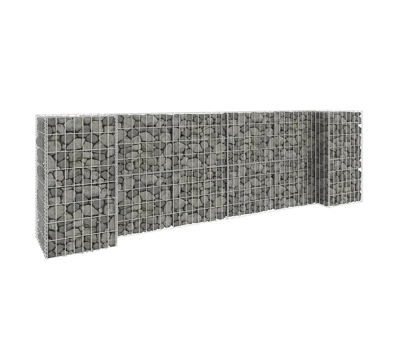 H-Shaped Gabion Planter Steel Wire 102.4"x15.7"x31.5"