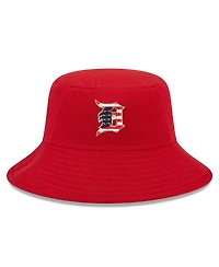 Men's New Era Red Detroit Tigers 2023 Fourth of July Bucket Hat