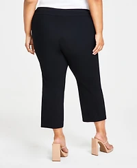 I.n.c. International Concepts Plus Mid-Rise Pull-On Capri Pants, Created for Macy's