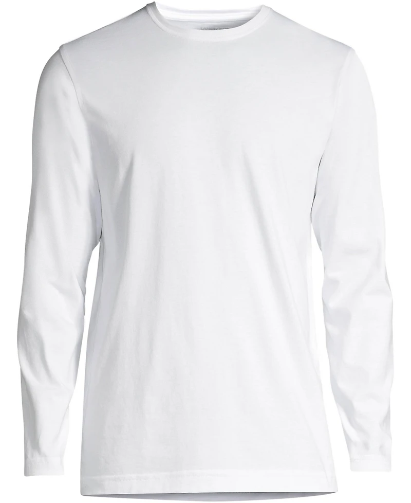 Lands' End Men's Long Sleeve Cotton Supima Tee