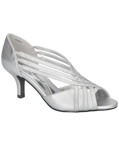 Easy Street Women's Oceana Peep Toe Pumps