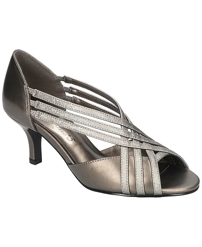 Easy Street Women's Oceana Peep Toe Pumps