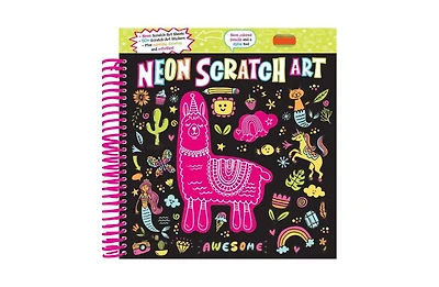 Neon Scratch Art by Editors of Silver Dolphin Books