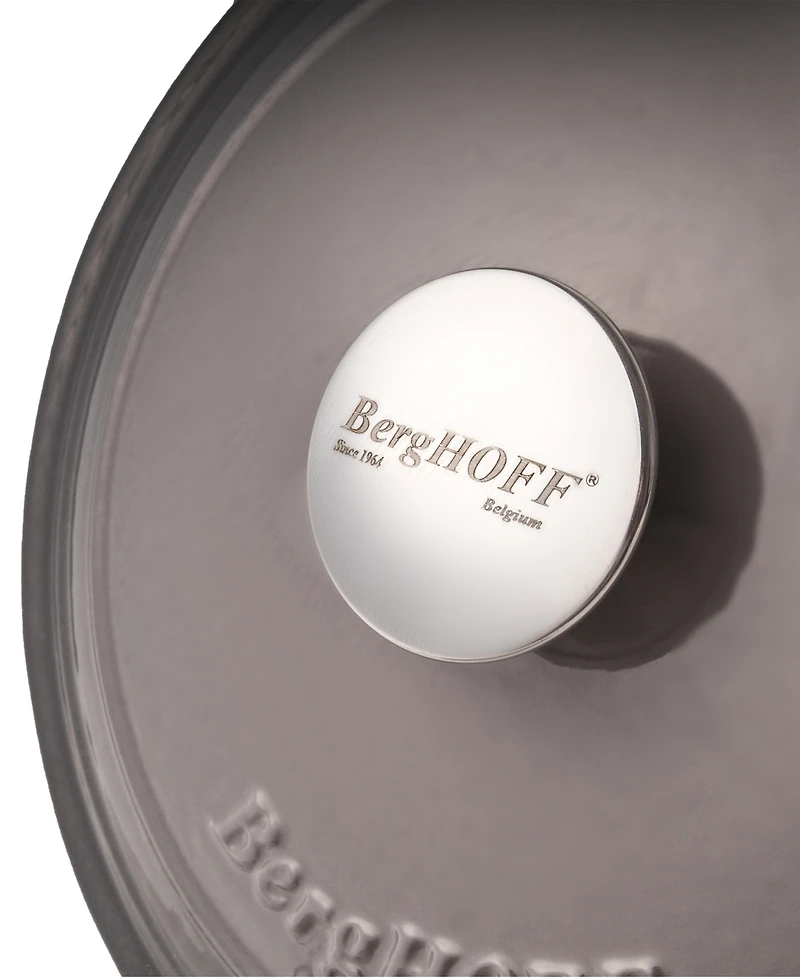 BergHOFF Neo 3pc Cast Iron Cookware Set, Fry Pan & Round Dutch Oven