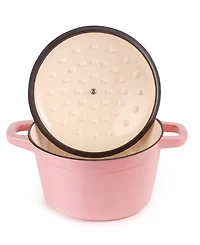 BergHOFF Neo 5pc Cast Iron Dutch Oven Set with 10" Fry Pan, 3qt. & 5qt.