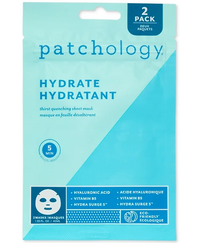 Patchology Hydrate Sheet Mask, 2-Pk.