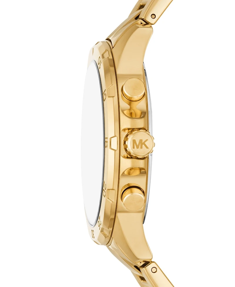 Michael Kors Men's Greyson Chronograph Gold-Tone Stainless Steel Watch 43mm