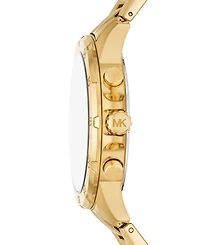 Michael Kors Men's Greyson Chronograph Gold-Tone Stainless Steel Watch 43mm