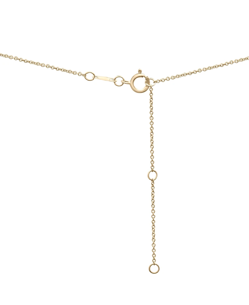 Wrapped in Love Diamond Asymmetric Lariat Necklace (1 ct. t.w.) in 14k Gold or 14k White Gold, 15" + 2" extender, Created for Macy's