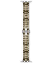 Tory Burch Two-Tone Stainless Steel Bracelet For Apple Watch 38mm-45mm