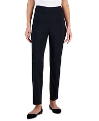 Jm Collection Petite Tummy-Control Cambridge Stretch Slim-Leg Pants, Created for Macy's