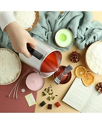 Hearth & Harbor Complete Diy Candle Making Kit for Adults & Kids - 12 Lb. Soy Wax & Electric Melting Pot