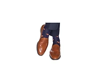 Trafalgar Men's Touchdown Football Novelty Mercerized Cotton Mid-Calf Socks