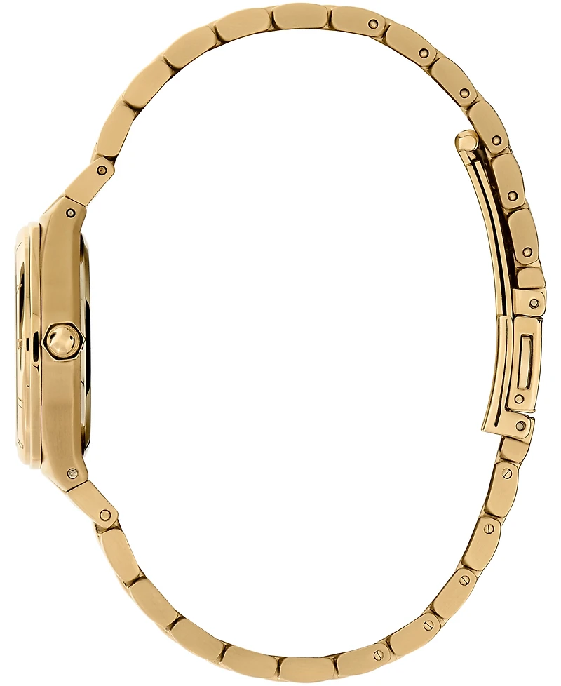 Olivia Burton Women's Sports Luxe Hexa Mini Gold-Tone Stainless Steel Bracelet Watch 28mm